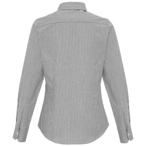 Premier Ladies Long Sleeve Striped Oxford Shirt