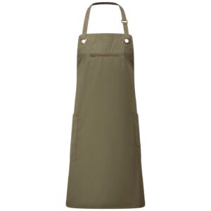 Premier Barley Contrast Stitch Bib Apron