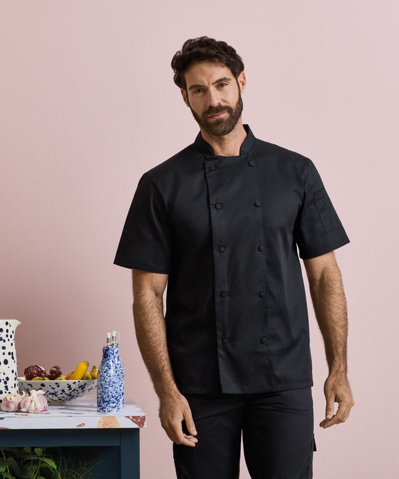 Premier Coolchecker Short Sleeve Chef's Jacket