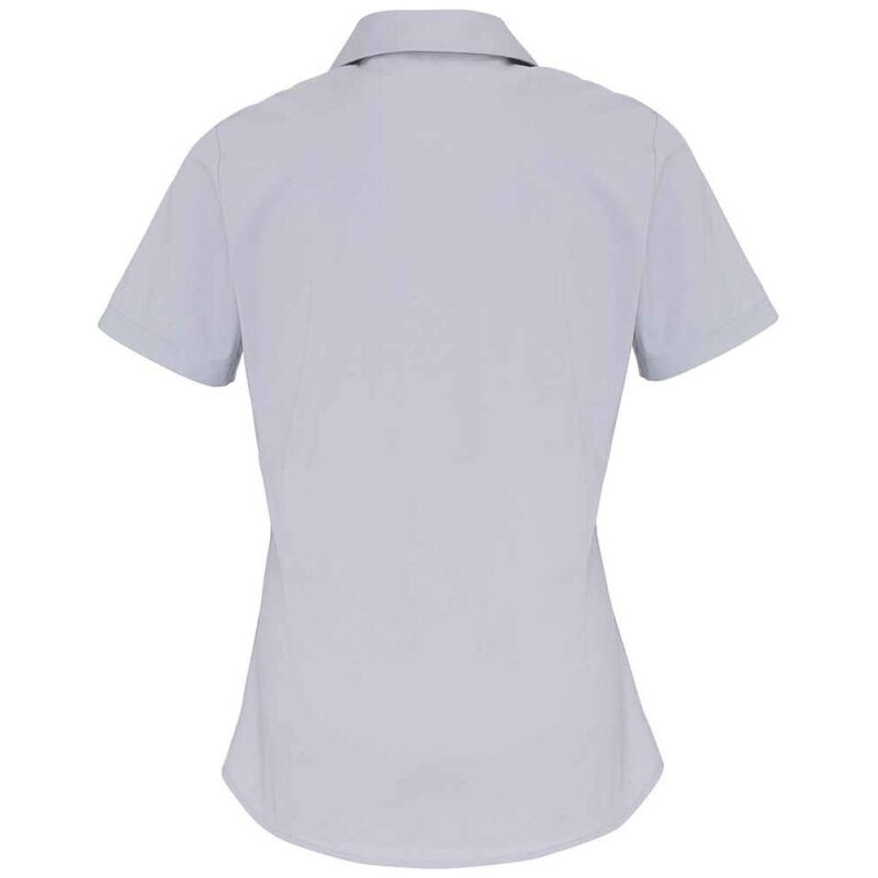 Premier Ladies Short Sleeve Stretch Fit Poplin Shirt