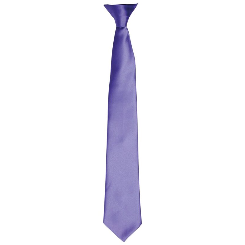 Premier 'Colours' Satin Clip Tie