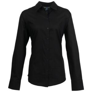 Premier Ladies Signature Long Sleeve Oxford Shirt