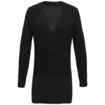 Premier Ladies Longline V Neck Cardigan