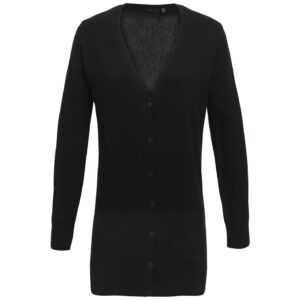Premier Ladies Longline V Neck Cardigan