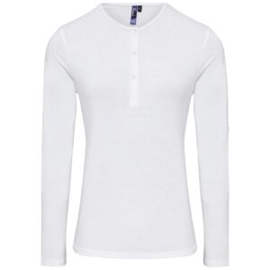 Premier Ladies Long John Roll Sleeve T-Shirt