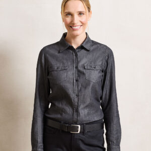Premier Ladies Jeans Stitch Denim Shirt