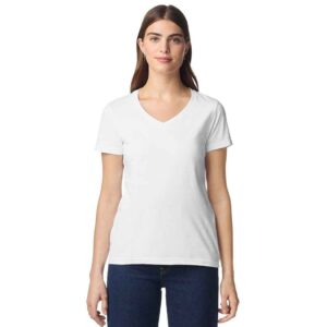 Gildan Ladies SoftStyle V Neck T-Shirt