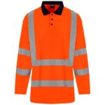 Pro RTX High Visibility Long Sleeve Polo Shirt