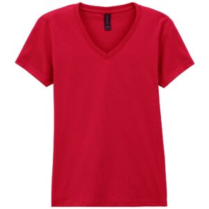 Gildan Ladies SoftStyle V Neck T-Shirt