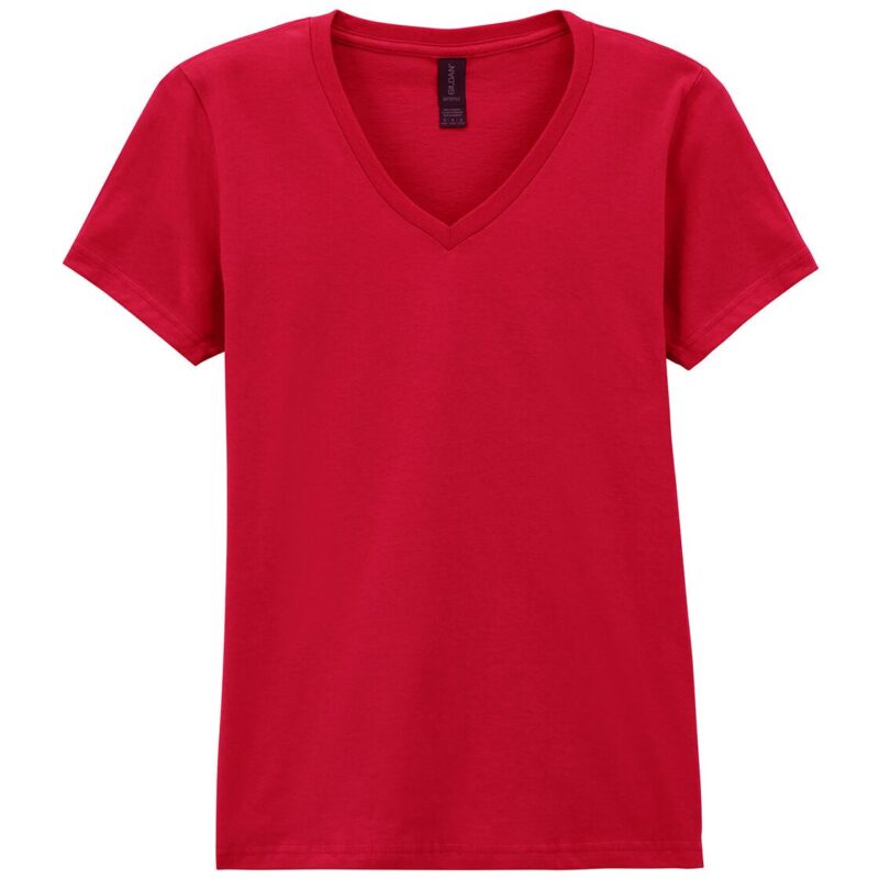 Gildan Ladies SoftStyle V Neck T-Shirt