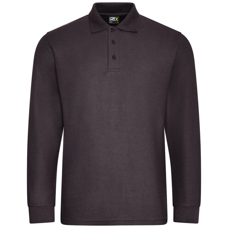Pro RTX Pro Long Sleeve Pique Polo Shirt