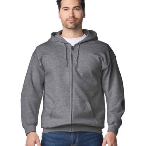 Gildan Heavy Blend Zip Hooded Sweatshirt