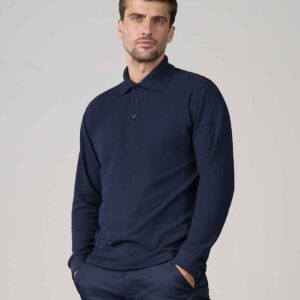 Pro RTX Pro Long Sleeve Pique Polo Shirt
