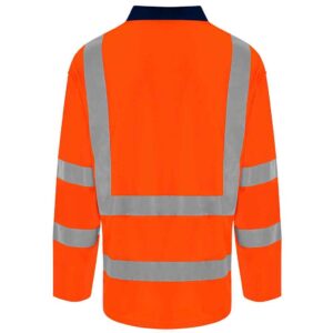 Pro RTX High Visibility Long Sleeve Polo Shirt