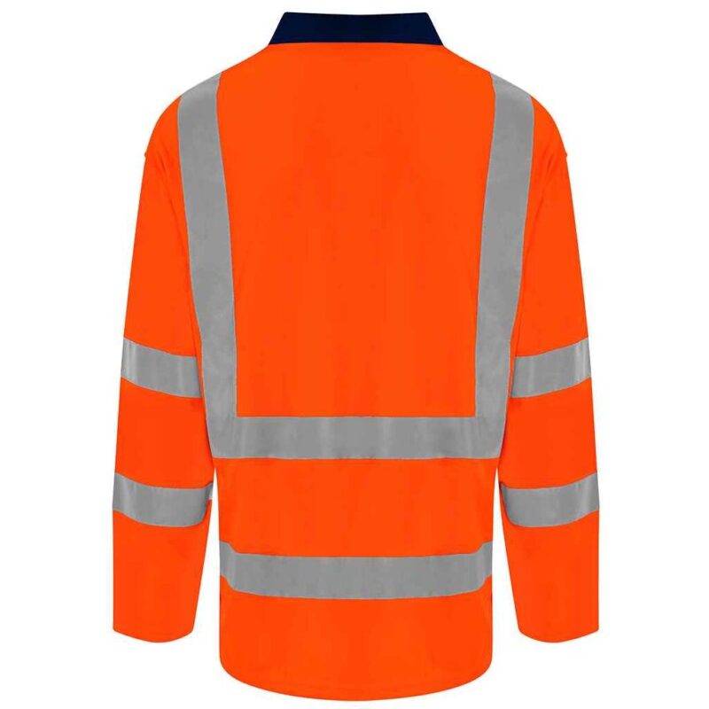 Pro RTX High Visibility Long Sleeve Polo Shirt