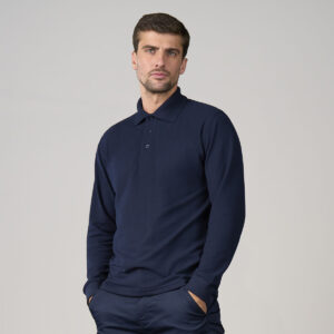 Pro RTX Pro Long Sleeve Pique Polo Shirt
