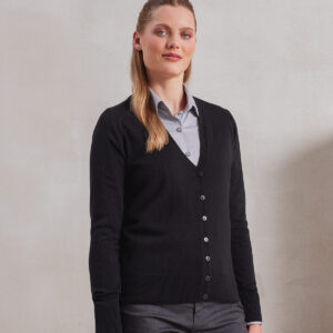 Premier Ladies Essential Acrylic V Neck Cardigan
