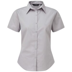 Premier Ladies Short Sleeve Poplin Blouse