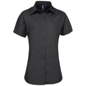 Premier Ladies Supreme Short Sleeve Poplin Shirt