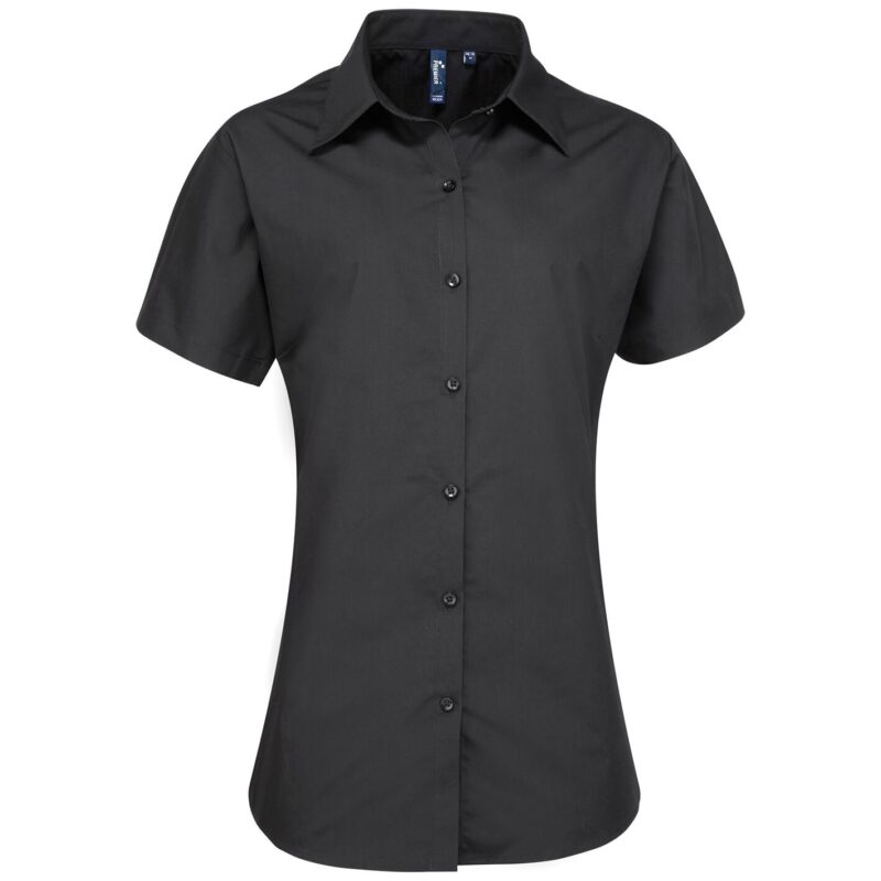 Premier Ladies Supreme Short Sleeve Poplin Shirt