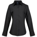 Premier Ladies Supreme Long Sleeve Poplin Shirt