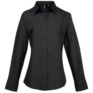 Premier Ladies Supreme Long Sleeve Poplin Shirt