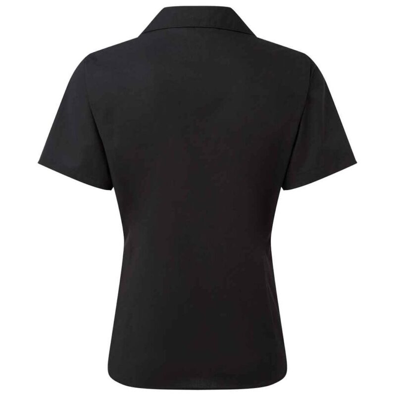 Premier Ladies Short Sleeve Poplin Blouse
