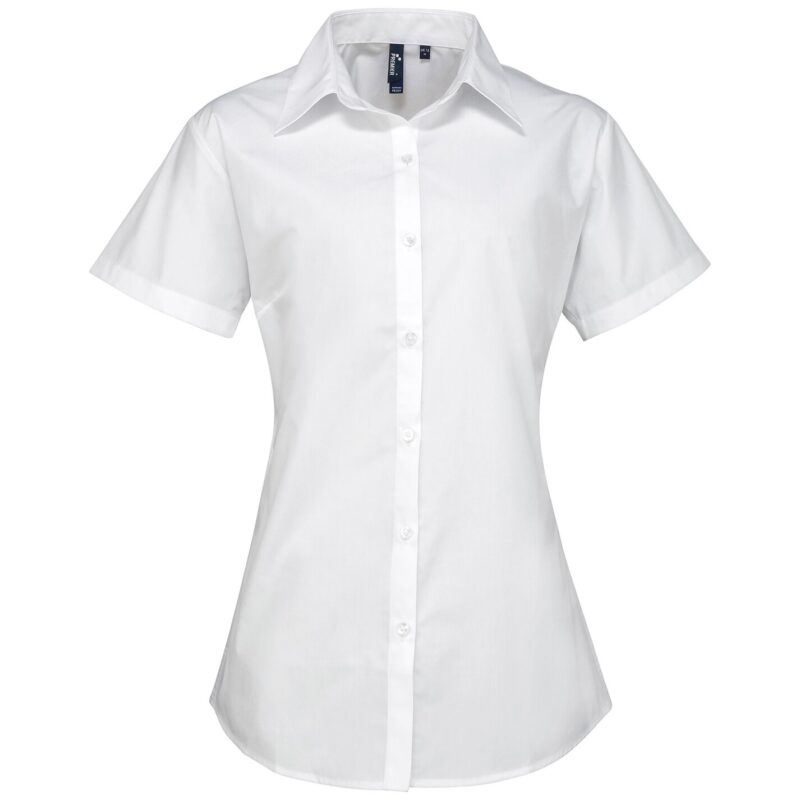Premier Ladies Supreme Short Sleeve Poplin Shirt