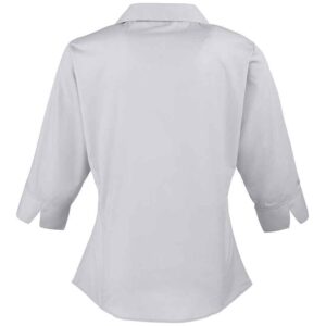 Premier Ladies 3/4 Sleeve Poplin Blouse