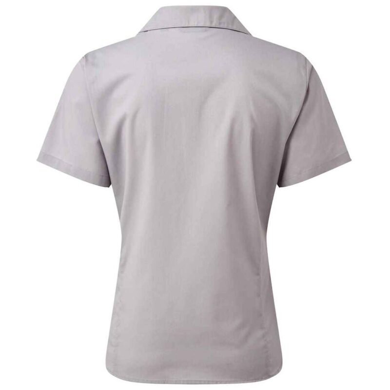 Premier Ladies Short Sleeve Poplin Blouse