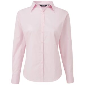 Premier Ladies Long Sleeve Poplin Blouse