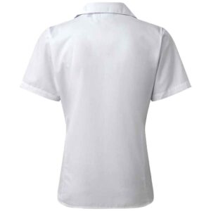 Premier Ladies Short Sleeve Poplin Blouse
