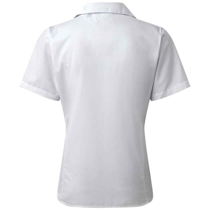 Premier Ladies Short Sleeve Poplin Blouse