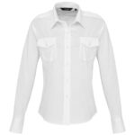 Premier Ladies Long Sleeve Pilot Shirt