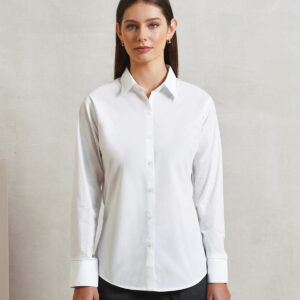 Premier Ladies Supreme Long Sleeve Poplin Shirt