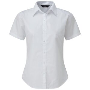 Premier Ladies Short Sleeve Poplin Blouse