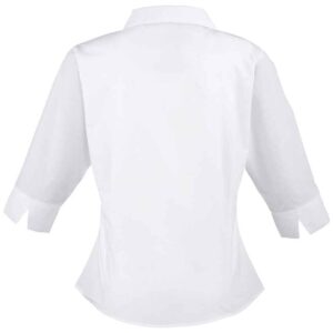 Premier Ladies 3/4 Sleeve Poplin Blouse