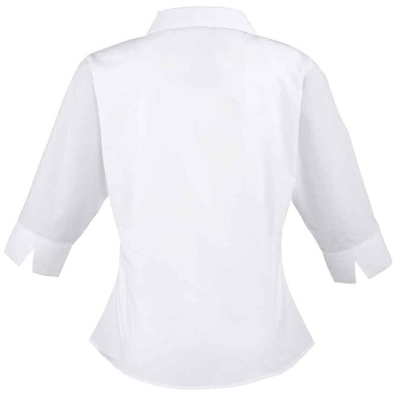 Premier Ladies 3/4 Sleeve Poplin Blouse