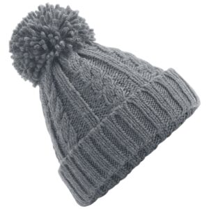 Beechfield Cable Knit Melange Beanie