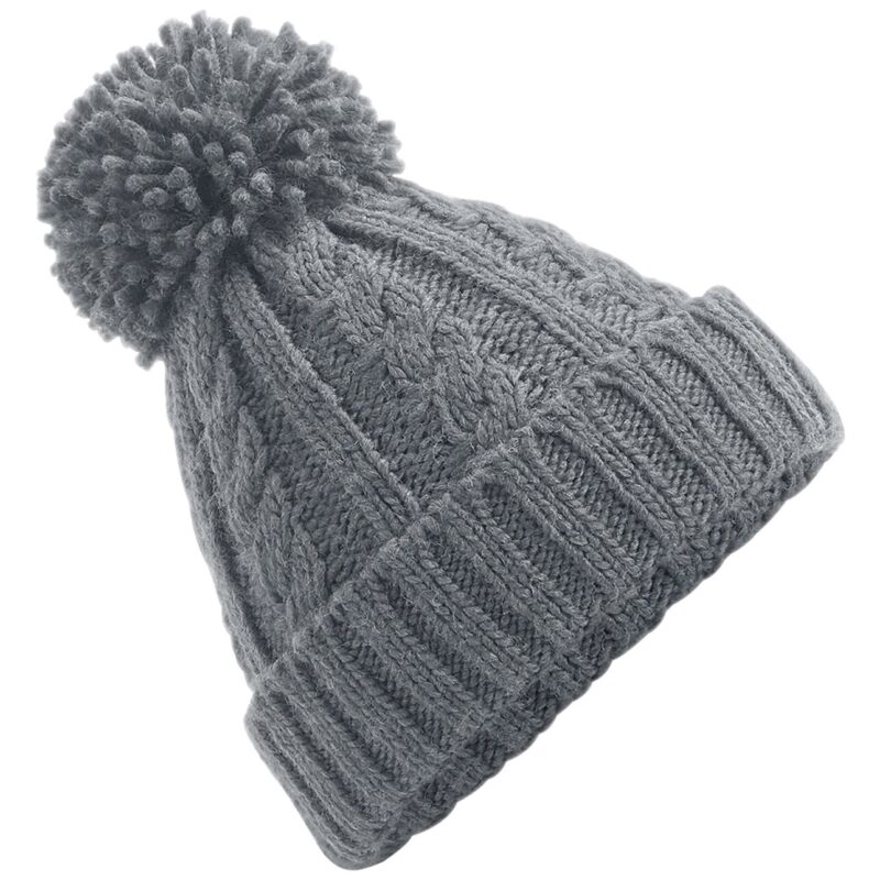 Beechfield Cable Knit Melange Beanie
