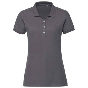 Russell Athletic Ladies Stretch Pique Polo Shirt