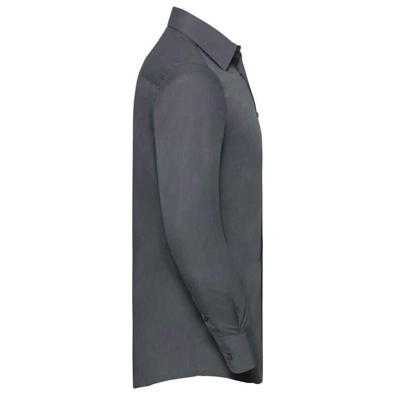 Russell Athletic Collection Long Sleeve Tailored Poplin Shirt