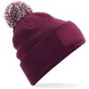 Burgundy/Off White