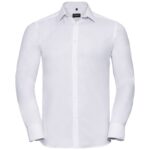 Russell Athletic Collection Long Sleeve Herringbone Shirt