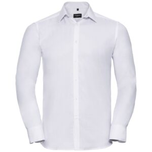 Russell Athletic Collection Long Sleeve Herringbone Shirt
