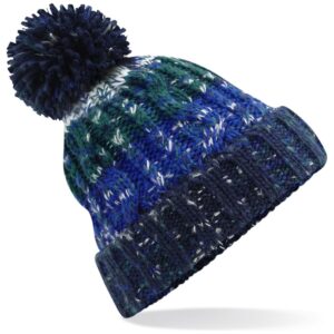 Beechfield Corkscrew Pom Pom Beanie
