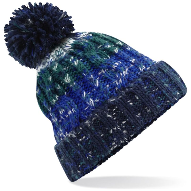 Beechfield Corkscrew Pom Pom Beanie