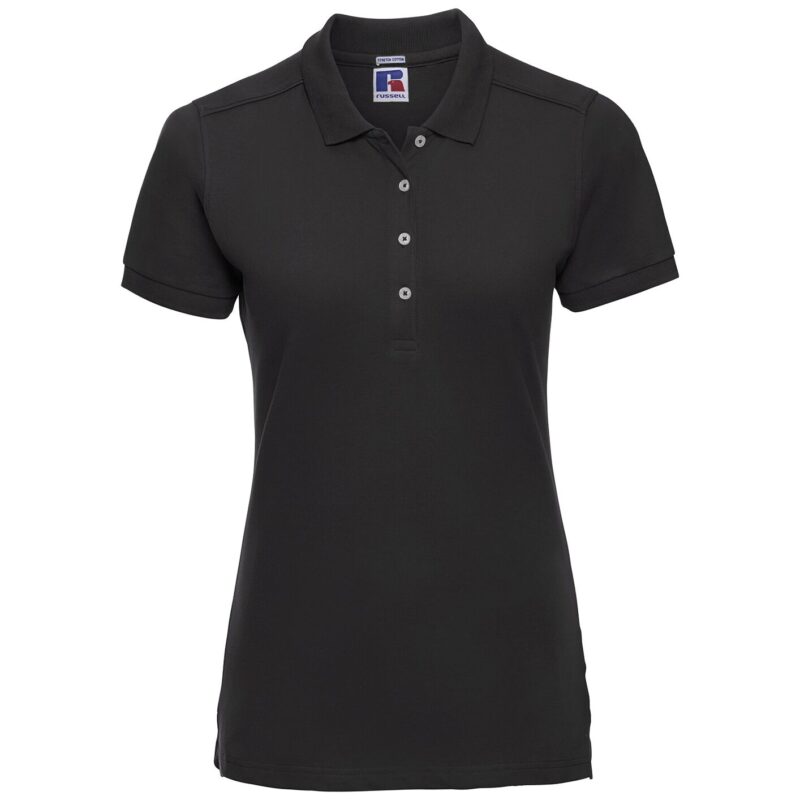 Russell Athletic Ladies Stretch Pique Polo Shirt