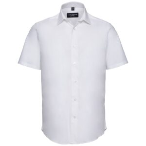 Russell Athletic Collection Short Sleeve Easy Care Fitted Shirt