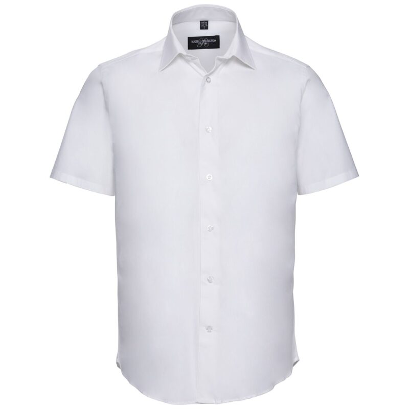 Russell Athletic Collection Short Sleeve Easy Care Fitted Shirt